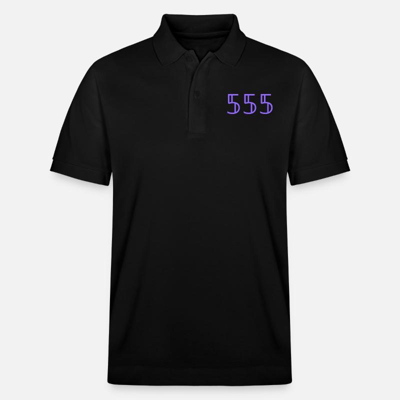 Engelszahlen |555|. - Stanley/Stella Unisex Bio-Poloshirt PREPSTER - Schwarz