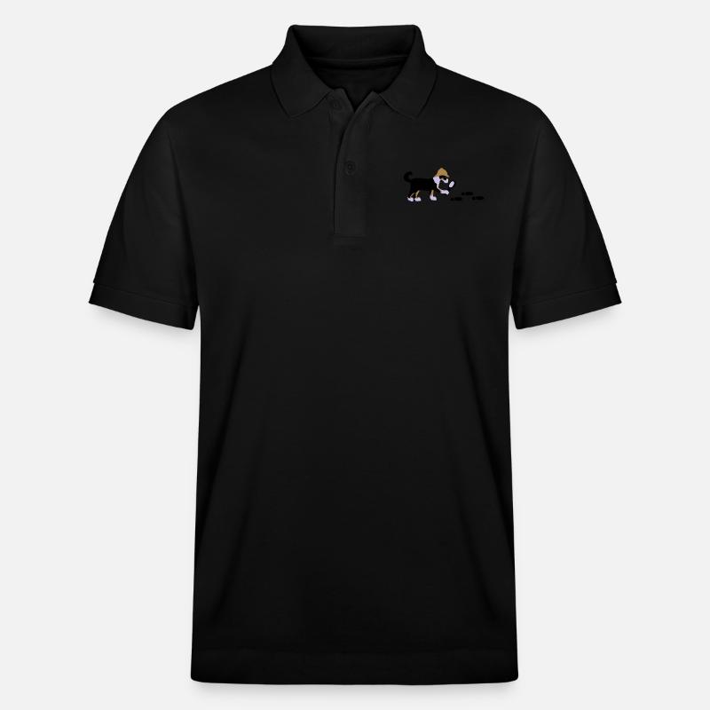 Search-and-rescue dog - Polo PREPSTER bio Stanley/Stella Unisexe - noir