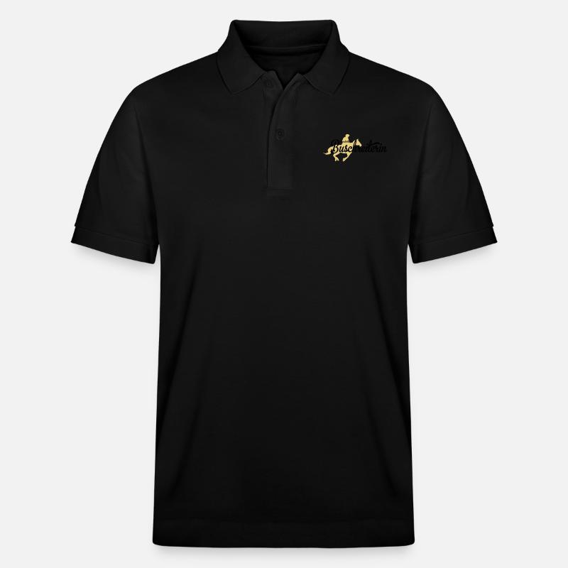 reiten - Stanley/Stella Unisex Bio-Poloshirt PREPSTER - Schwarz
