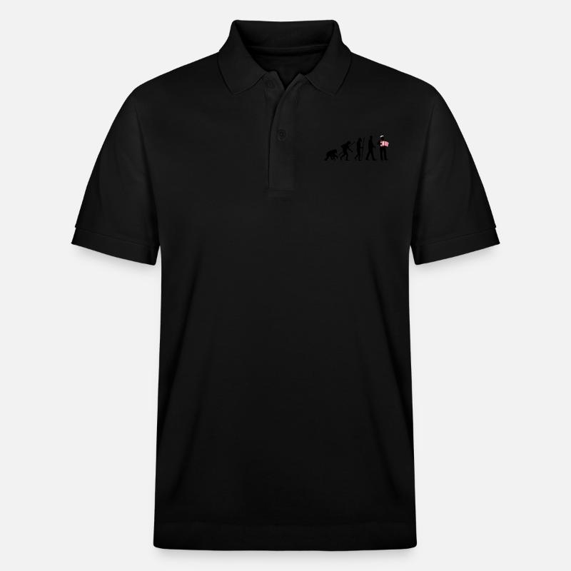 evolution_akkordeon_spieler_122013_b_3c - Stanley/Stella Unisex Bio-Poloshirt PREPSTER - Schwarz