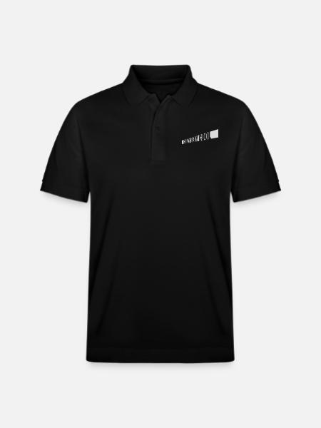 crazy sexy cool design - Stanley/Stella Unisex Organic Polo Shirt PREPSTER - black