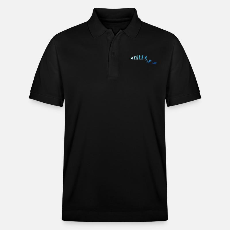 Taucher Evolution Scuba - Stanley/Stella Unisex Bio-Poloshirt PREPSTER - Schwarz