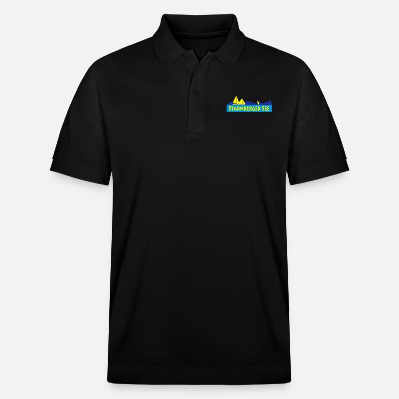 starnberger_see - Stanley/Stella Unisex Bio-Poloshirt PREPSTER - Schwarz