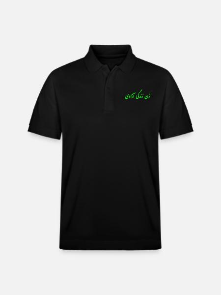 Women life freedom - Polo PREPSTER bio Stanley/Stella Unisexe - noir