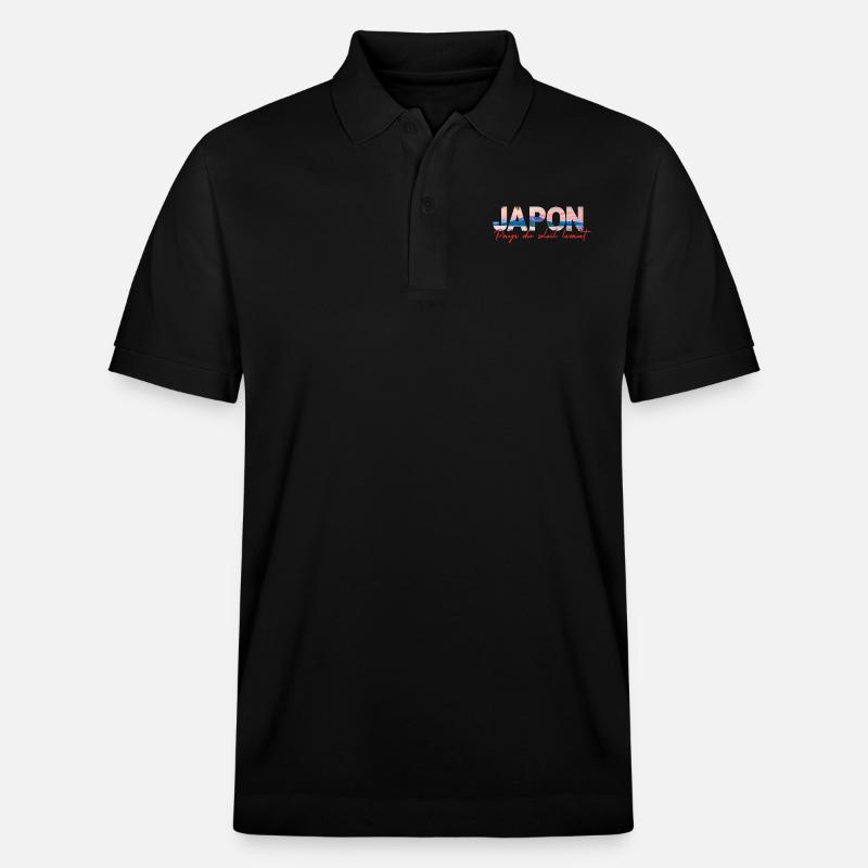 Japanisch - Stanley/Stella Unisex Bio-Poloshirt PREPSTER - Schwarz