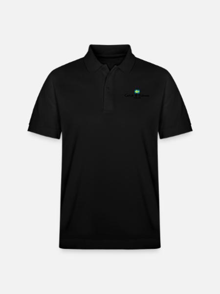 as28_cr_schweden_tour - Stanley/Stella Unisex Organic Polo Shirt PREPSTER - black