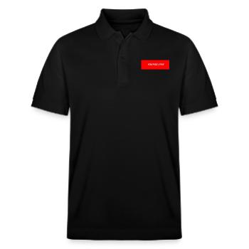 YOUTUBE STAR GIFT IDEA - Stanley/Stella Unisex Organic Polo Shirt PREPSTER - black - Front - Roxy (174cm) & Andy (188cm)