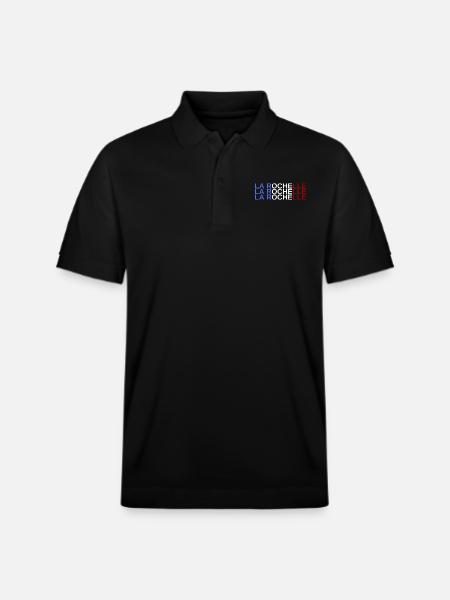 LA ROCHELLE FRANCE - Polo PREPSTER bio Stanley/Stella Unisexe - noir