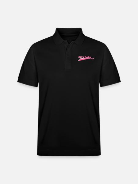Year 80 baby - Stanley/Stella Unisex Organic Polo Shirt PREPSTER - black