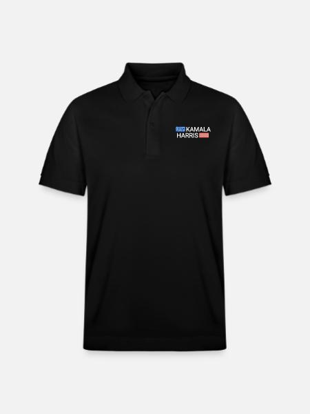 KAMALA HARRIS Amerika - Stanley/Stella Unisex Bio-Poloshirt PREPSTER - Schwarz