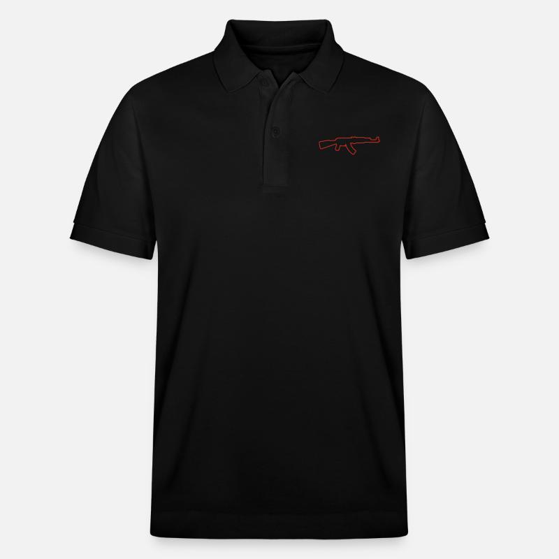 AK Outline - Stanley/Stella Unisex Bio-Poloshirt PREPSTER - Schwarz