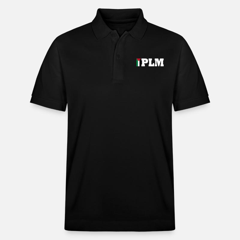 Plm - Polo PREPSTER bio Stanley/Stella Unisexe - noir