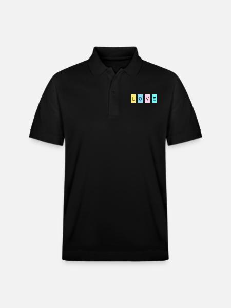 AMOUR - Polo PREPSTER bio Stanley/Stella Unisexe - noir