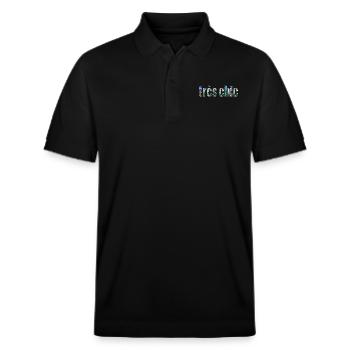 très chic - Stanley/Stella Unisex Bio-Poloshirt PREPSTER - Schwarz - Vorne - Roxy (174cm) & Andy (188cm)