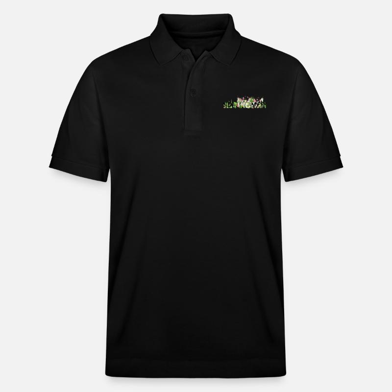 Spring Day - Polo PREPSTER bio Stanley/Stella Unisexe - noir