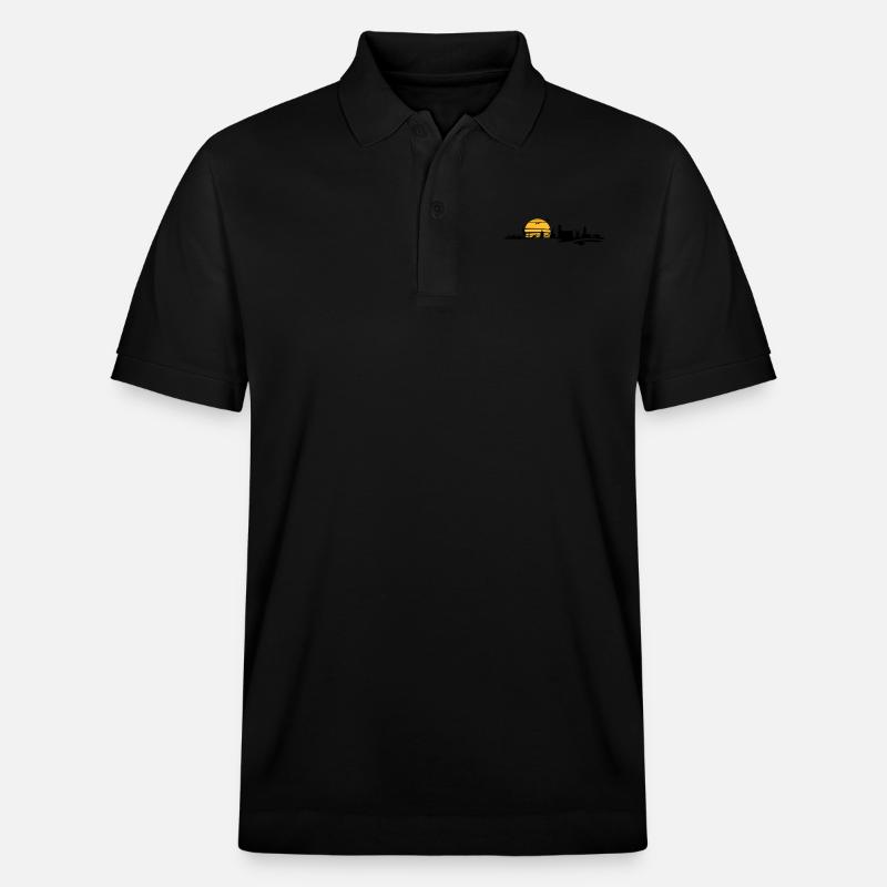 Skyline - Föhr - Stanley/Stella Unisex Bio-Poloshirt PREPSTER - Schwarz