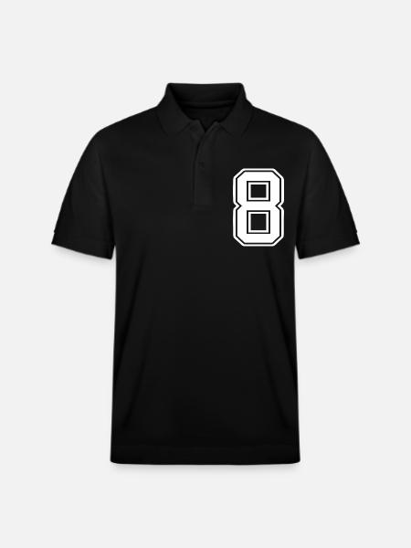 8 - Stanley/Stella Unisex Bio-Poloshirt PREPSTER - Schwarz