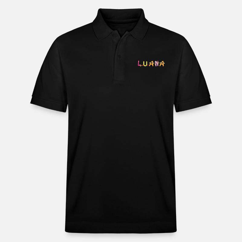 Luana - Stanley/Stella Unisex Bio-Poloshirt PREPSTER - Schwarz