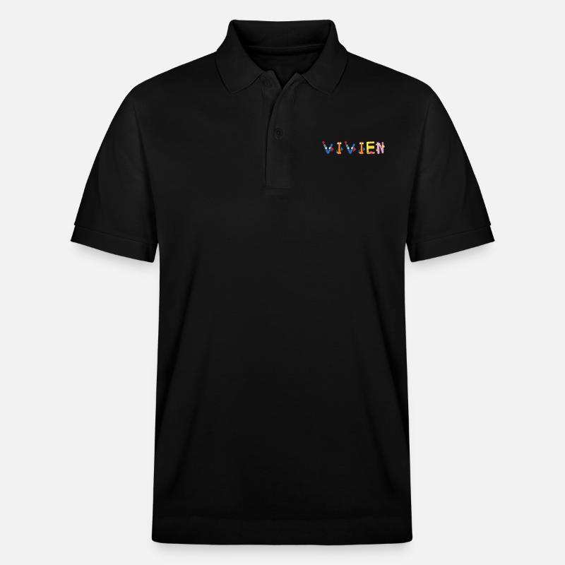 Vivien - Stanley/Stella Unisex Bio-Poloshirt PREPSTER - Schwarz