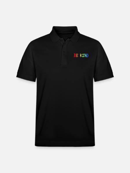 Be kind - Stanley/Stella Unisex Organic Polo Shirt PREPSTER - black
