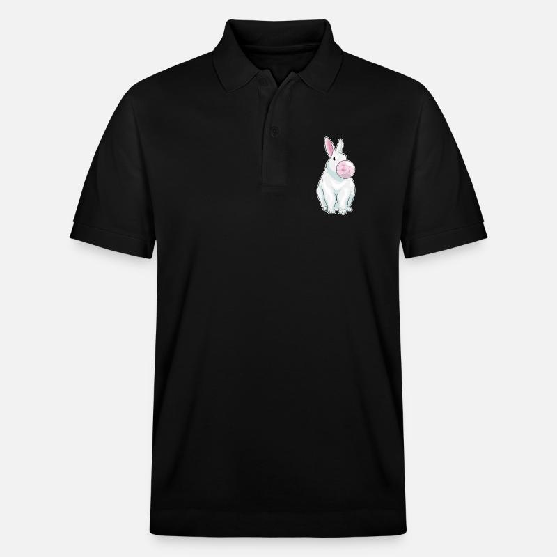Hase Kaugummi - Stanley/Stella Unisex Bio-Poloshirt PREPSTER - Schwarz