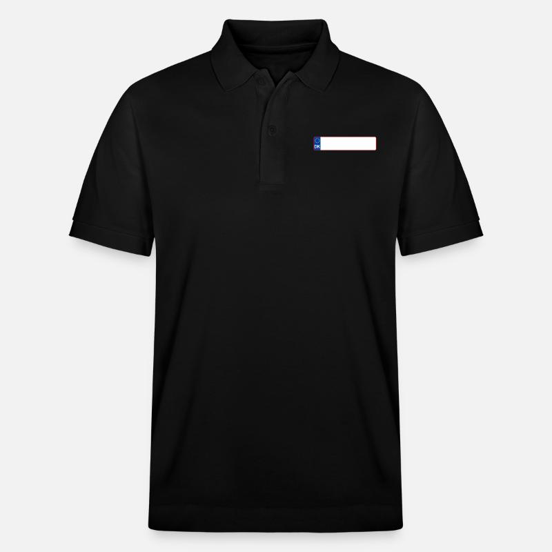 plaque d'immatriculation DK - Polo PREPSTER bio Stanley/Stella Unisexe - noir