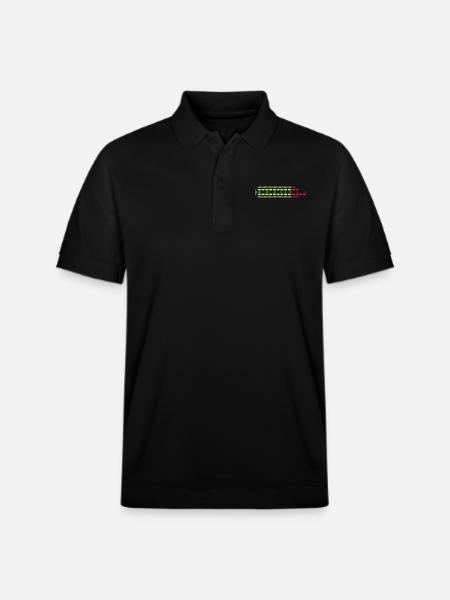 Equalizer dreifarbig EQ Musik Anlage Techno Club S - Stanley/Stella PREPSTER økologisk unisex poloshirt - sort