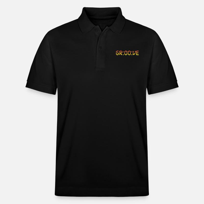 Digital Groove - Stanley/Stella Unisex Bio-Poloshirt PREPSTER - Schwarz