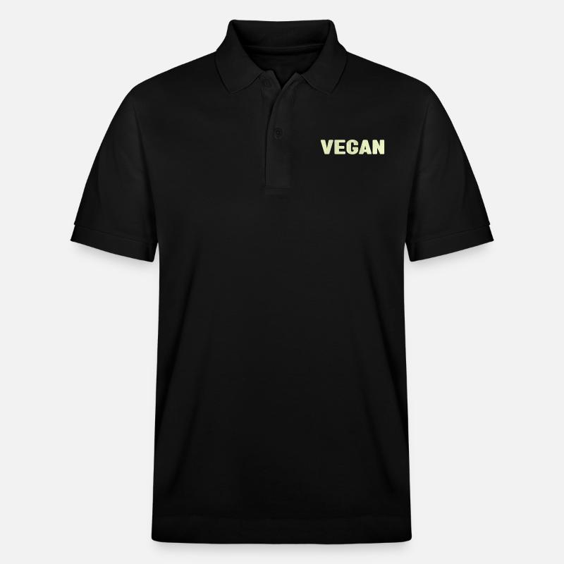 Vegan - splash - Polo PREPSTER bio Stanley/Stella Unisexe - noir