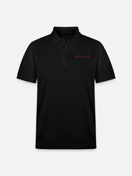 Stay yourself - Stanley/Stella Unisex Organic Polo Shirt PREPSTER - black