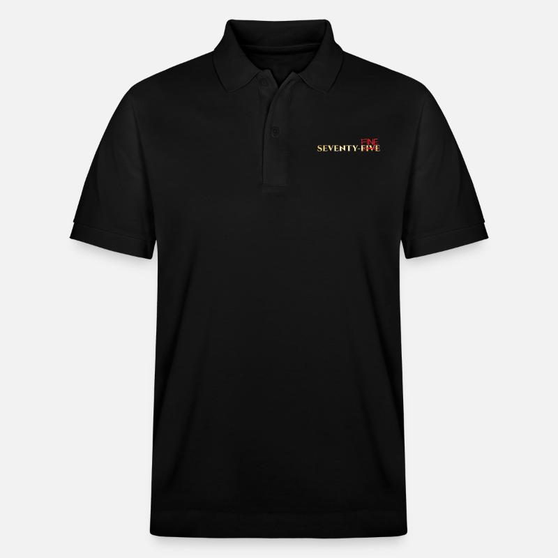 75e anniversaire: Soixante-Fine - Polo PREPSTER bio Stanley/Stella Unisexe - noir