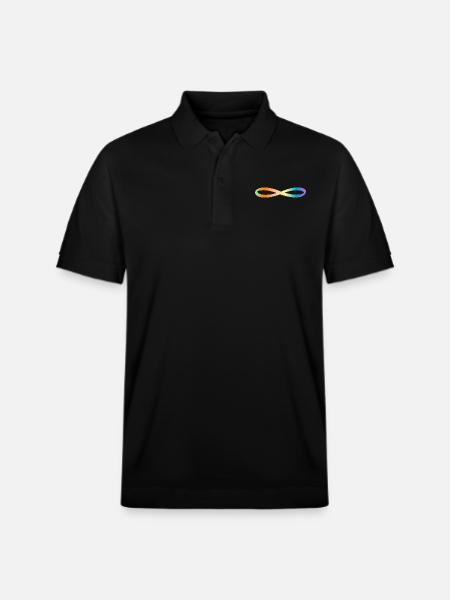 Unendlichkeit- Zeichen - Stanley/Stella Unisex Bio-Poloshirt PREPSTER - Schwarz