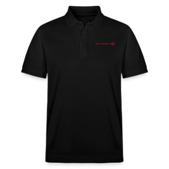 dead inside but horny - Stanley/Stella Unisex Organic Polo Shirt PREPSTER - black - Front - Roxy (174cm) & Andy (188cm)