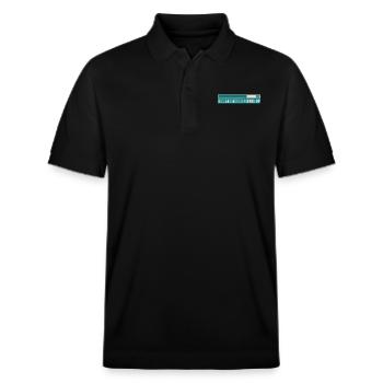 get older level up - Stanley/Stella Unisex Organic Polo Shirt PREPSTER - black - Front - Roxy (174cm) & Andy (188cm)