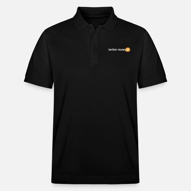 besseres Geld - Stanley/Stella Unisex Bio-Poloshirt PREPSTER - Schwarz