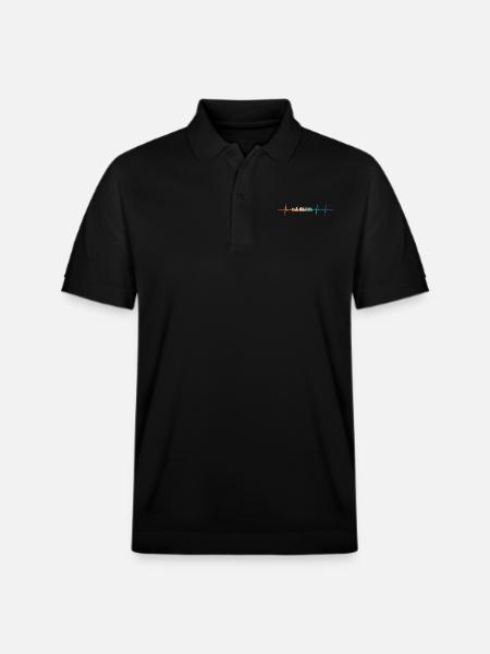 Heartbeat Toronto - Stanley/Stella Unisex Organic Polo Shirt PREPSTER - black