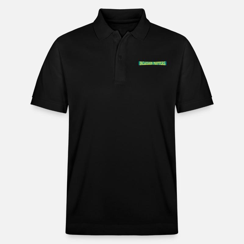 L’inclusion compte Citation du logo - Polo PREPSTER bio Stanley/Stella Unisexe - noir