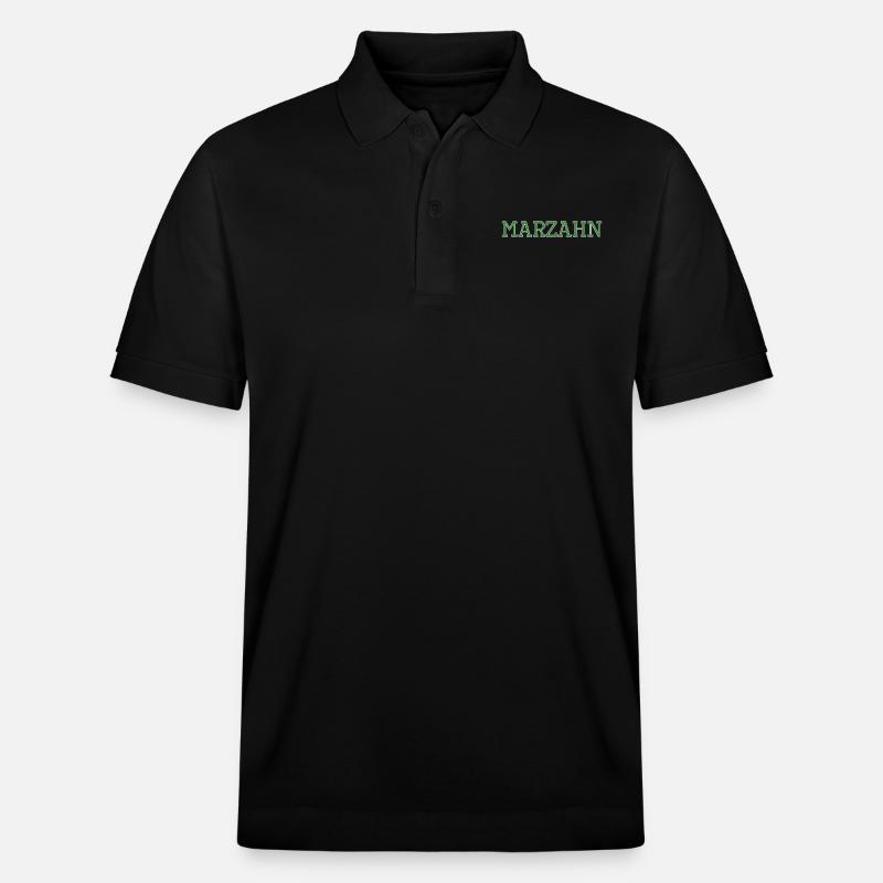 Marzahn Berlin Geschenk - Stanley/Stella Unisex Bio-Poloshirt PREPSTER - Schwarz