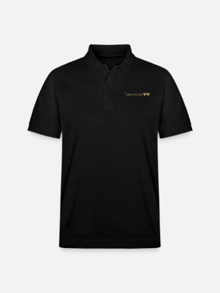 Freunde - soul sisters - Stanley/Stella Unisex Organic Polo Shirt PREPSTER - black