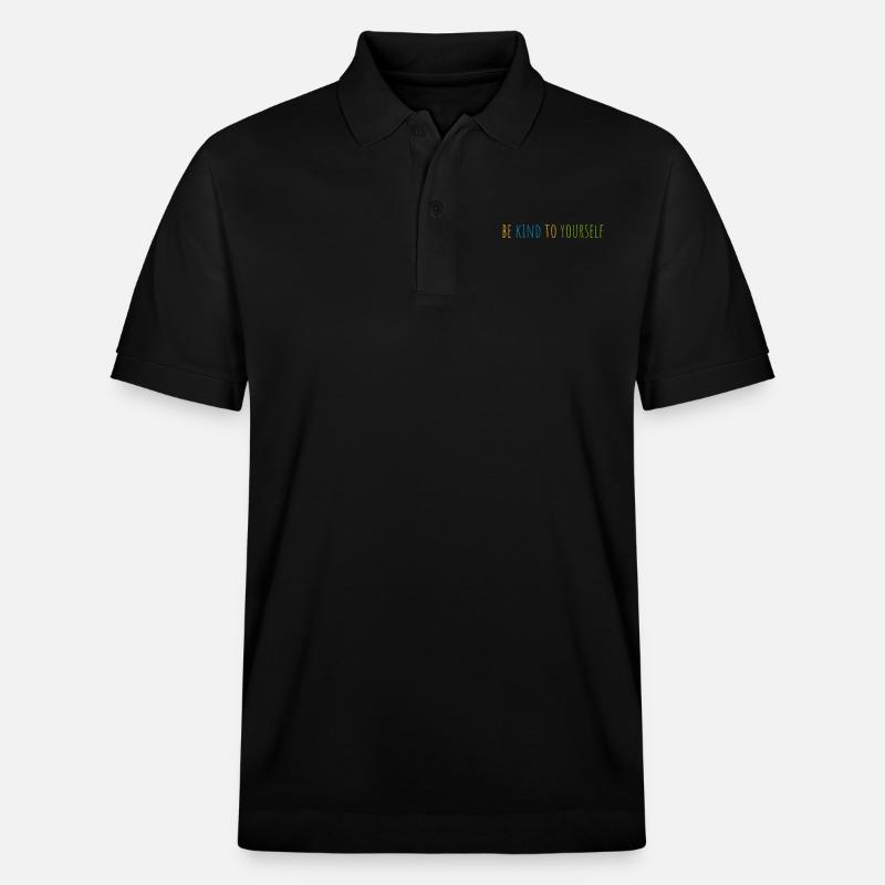 be kind to yourself - Stanley/Stella Unisex Bio-Poloshirt PREPSTER - Schwarz