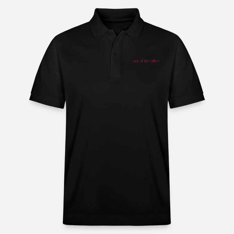 Absent du bureau 3 - Polo PREPSTER bio Stanley/Stella Unisexe - noir