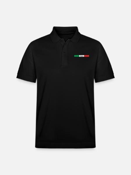 Italia - Polo PREPSTER bio Stanley/Stella Unisexe - noir