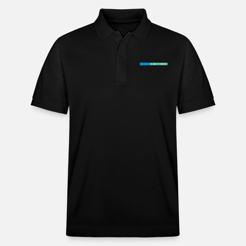 be kind to yourself - Stanley/Stella Unisex Bio-Poloshirt PREPSTER - Schwarz