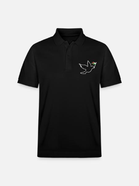 Free palestine - Stanley/Stella Unisex Organic Polo Shirt PREPSTER - black