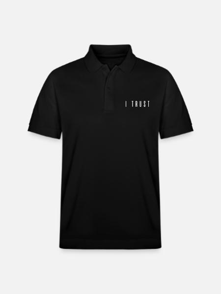 I TRUST - Stanley/Stella Unisex Bio-Poloshirt PREPSTER - Schwarz