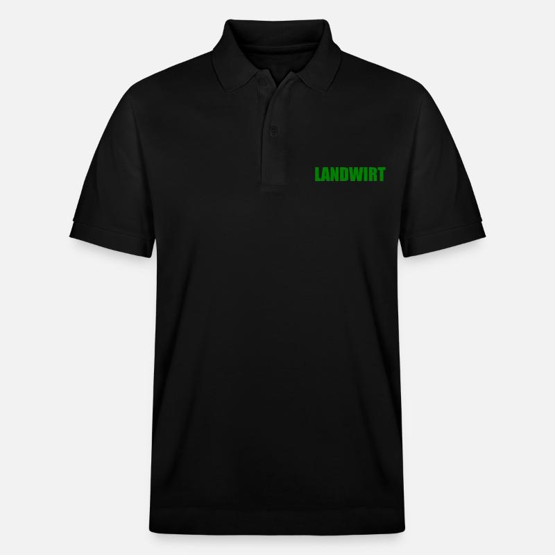 Landwirt - Stanley/Stella Unisex Bio-Poloshirt PREPSTER - Schwarz