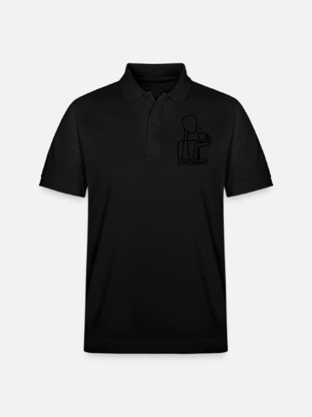 Espressionist - Espresso - Coffee Drink - Stanley/Stella Unisex Organic Polo Shirt PREPSTER - black