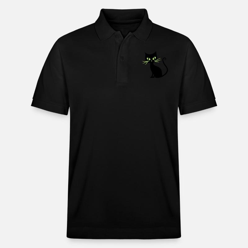 chat - Polo PREPSTER bio Stanley/Stella Unisexe - noir