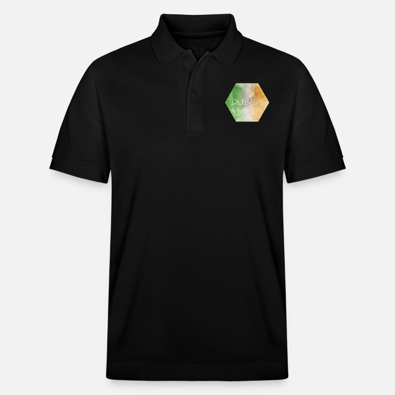 Dublin - Stanley/Stella Unisex Bio-Poloshirt PREPSTER - Schwarz
