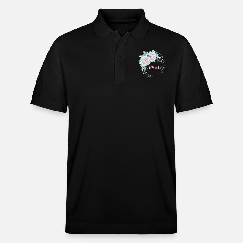 Für Alberte - Stanley/Stella Unisex Bio-Poloshirt PREPSTER - Schwarz